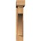 Ekena Millwork Westlake Block Smooth Bracket w/ Offset Brace, Western Red Cedar, 5 1/2"W x 28"D x 28"H BKT0604X28X28WTL05SWR - alternate 2